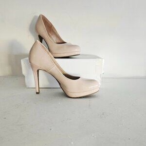 Fioni Women’s Pink Patent Leather High Heel Pumps Size 6 EUC 4.5